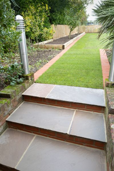 Backyard Steps Installation in Wichita Falls