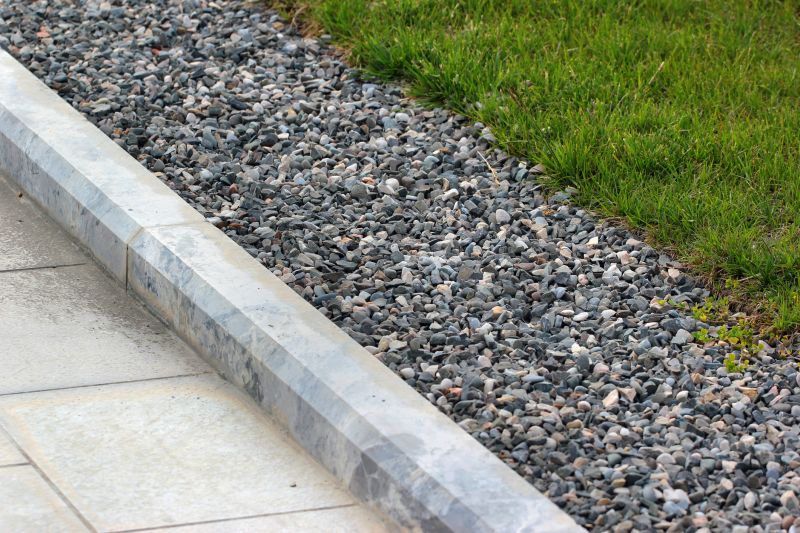 Walkway Curb Installation